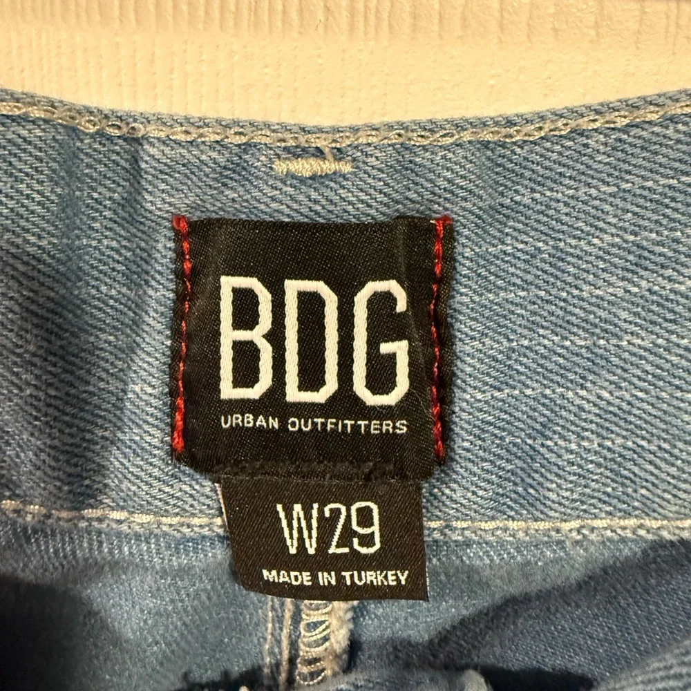BDG Light Blue Straight Leg Cargo Jeans. Size W29. - Picture 3 of 5